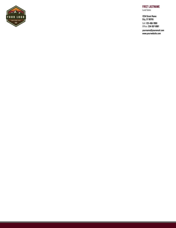 Letterhead - Color Bar