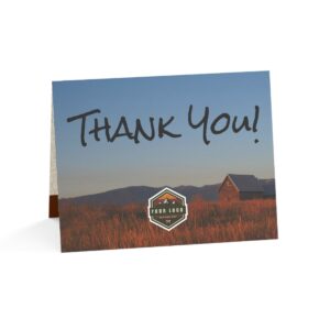 Thank You Cards - Full Background Image