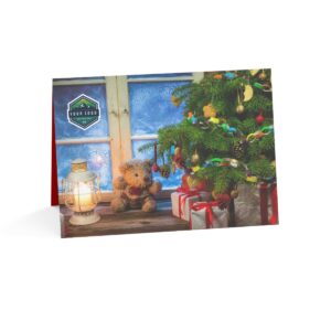 Christmas Cards for Land Sales Companies - Tree with Lantern