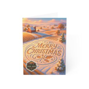 Holiday Cards - Snowy Christmas Message
