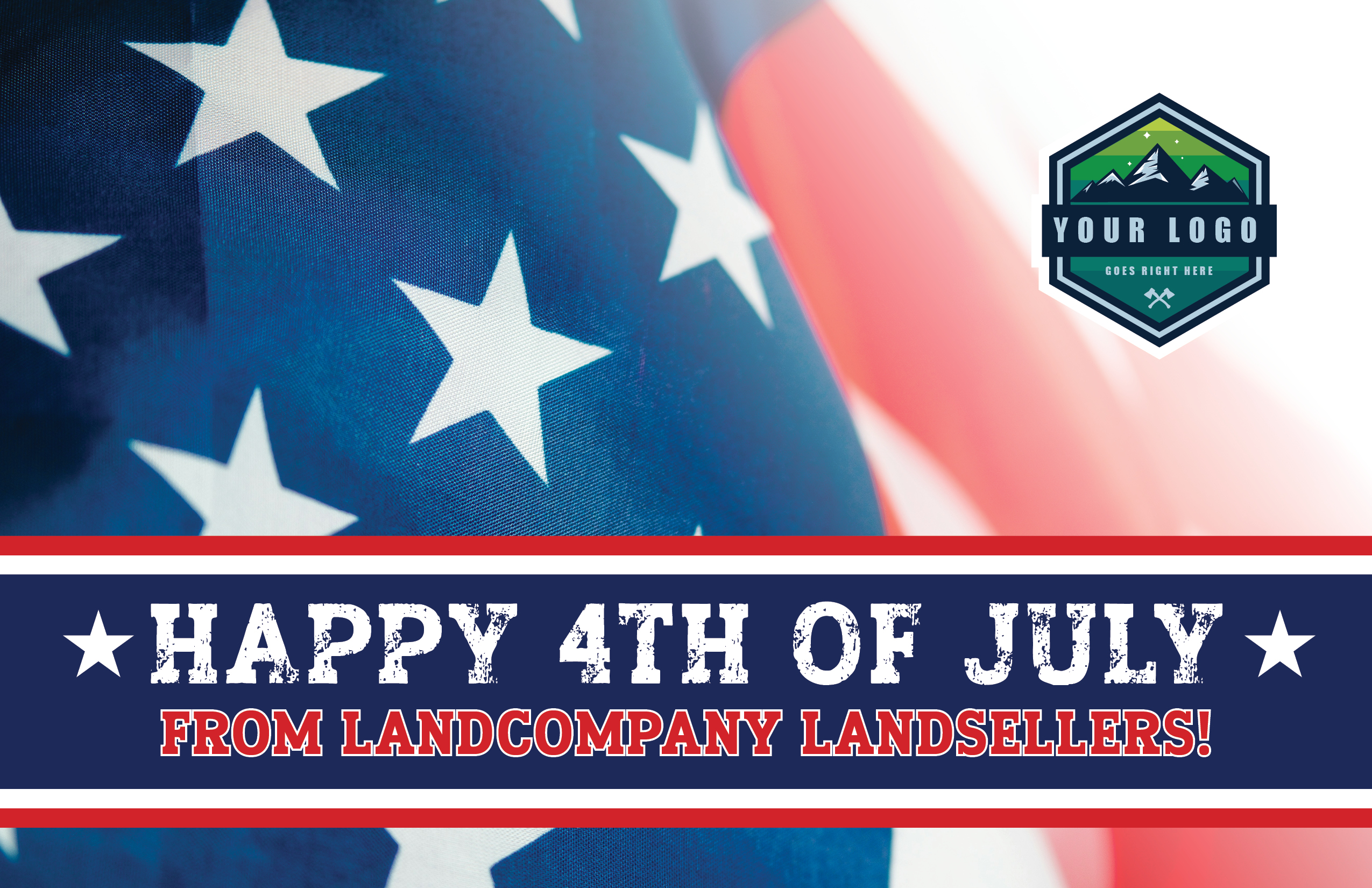 4th of July Postcards for Land Sellers