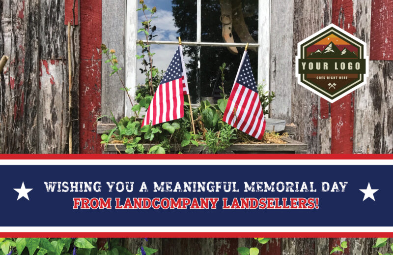 Old Barn Windowbox Flags