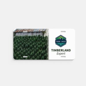 Timberland Expert - Land Use Specialist Land Sales License Plates let you showcase your specialty.