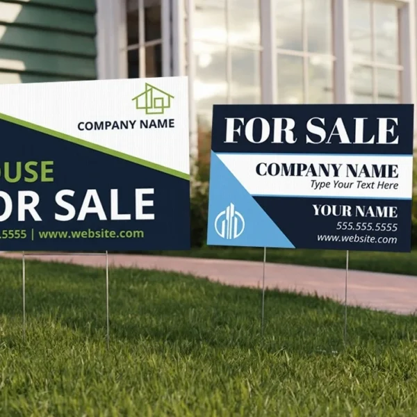 Yard Signs for land for sale
